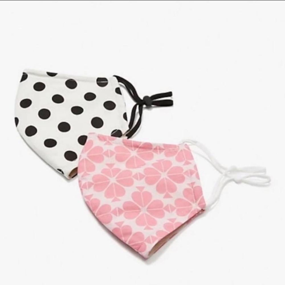 Kate spade dot flower face masks new